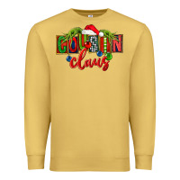 Antique Gold Cousin claus christmas Premium Sweatshirt - FaDigitalArtStudio