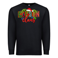 Black Cousin claus christmas Premium Sweatshirt - FaDigitalArtStudio