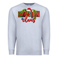 Heather Grey Cousin claus christmas Premium Sweatshirt - FaDigitalArtStudio