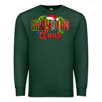 Sports Green Cousin claus christmas Premium Sweatshirt - FaDigitalArtStudio