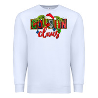 White Cousin claus christmas Premium Sweatshirt - FaDigitalArtStudio