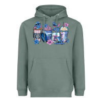 Sage stitch coffee cups Heavyweight Hoodie - Zillion Design Studio