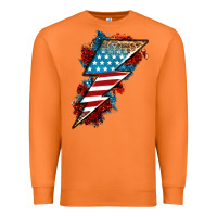 Carrot American lightning bolt Premium Sweatshirt - Neo Western
