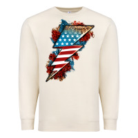 Sandshell American lightning bolt Premium Sweatshirt - Neo Western