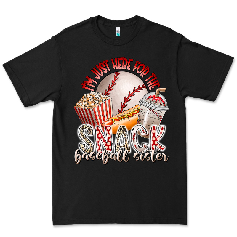 I Am Just Here For The Snack Baseball Sister Premium Tee by RacoonDesign | Teevron