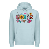Blue Mist western nurse life Premium Hoodie - Artiststas