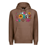 Chestnut western nurse life Premium Hoodie - Artiststas