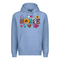 Colony Blue western nurse life Premium Hoodie - Artiststas