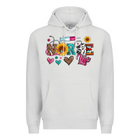 Dove Grey western nurse life Premium Hoodie - Artiststas