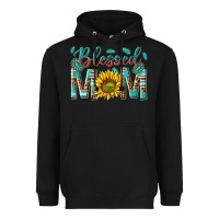 Black western blessed mom with sunflower Heavyweight Hoodie - texasbilliewilder