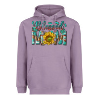 Lavender western blessed mom with sunflower Heavyweight Hoodie - texasbilliewilder