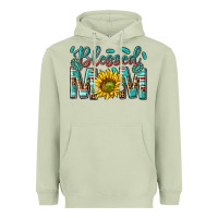 Matcha western blessed mom with sunflower Heavyweight Hoodie - texasbilliewilder