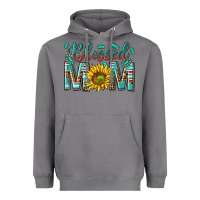 Storm western blessed mom with sunflower Heavyweight Hoodie - texasbilliewilder
