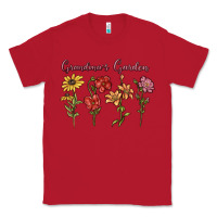 Red grandma's garden Classic Tee - MaliasSmallBusiness
