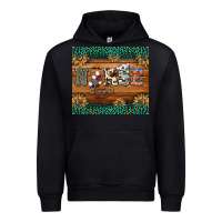 Black western nurse glitter leopard sunflowers Urban Hoodie - BarkalooDesign