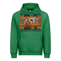 Emerald western nurse glitter leopard sunflowers Urban Hoodie - BarkalooDesign
