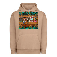 Pigment Burro western nurse glitter leopard sunflowers Urban Hoodie - BarkalooDesign