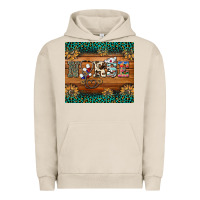 Pigment French Oak western nurse glitter leopard sunflowers Urban Hoodie - BarkalooDesign