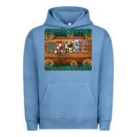 Pigment Pebble Blue western nurse glitter leopard sunflowers Urban Hoodie - BarkalooDesign