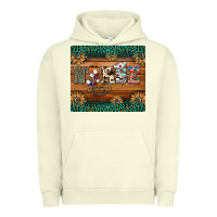Pigment Pistachio western nurse glitter leopard sunflowers Urban Hoodie - BarkalooDesign