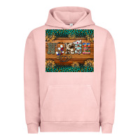 Pigment Salmon western nurse glitter leopard sunflowers Urban Hoodie - BarkalooDesign