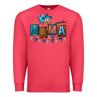 Cardinal All American Mama 4th of July Premium Sweatshirt - CowGirlArtShop