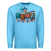 Ocean Blue All American Mama 4th of July Premium Sweatshirt - CowGirlArtShop