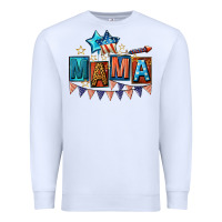 All American Mama 4th Of July Premium Sweatshirt | Teevron