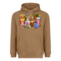 Toasted Coconut cartoon characters coffee cups Heavyweight Hoodie - Zillion Design Studio