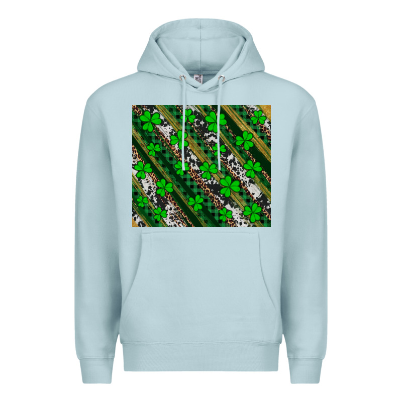 St Patricks Western Brush Strokes Premium Hoodie by Artiststas | Teevron