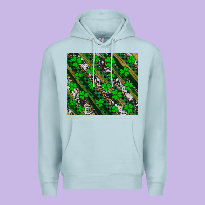 St Patricks Western Brush Strokes Premium Hoodie Designed By Artiststas