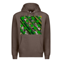 Coffee st patricks western brush strokes Premium Hoodie - Artiststas