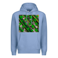 Colony Blue st patricks western brush strokes Premium Hoodie - Artiststas