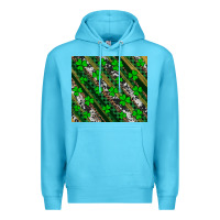 Ocean Blue st patricks western brush strokes Premium Hoodie - Artiststas