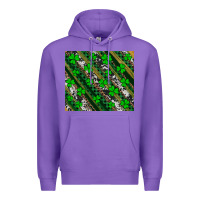 Purple st patricks western brush strokes Premium Hoodie - Artiststas