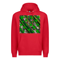 Red st patricks western brush strokes Premium Hoodie - Artiststas