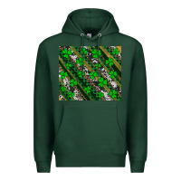 Sports Green st patricks western brush strokes Premium Hoodie - Artiststas