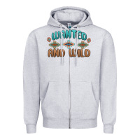 Heather Grey wanted and wild Zipper Hoodie - MaliasSmallBusiness