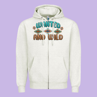 Zipper Hoodie wanted and wild