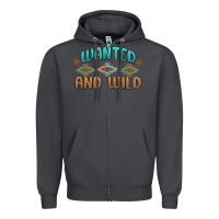 Smoke wanted and wild Zipper Hoodie - MaliasSmallBusiness