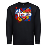 Black American mama heart Premium Sweatshirt - Neo Western