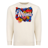 Sandshell American mama heart Premium Sweatshirt - Neo Western