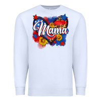 White American mama heart Premium Sweatshirt - Neo Western