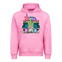 Fuchsia Pink easter gnomes farm truck Urban Hoodie - Jasminsmagicworld
