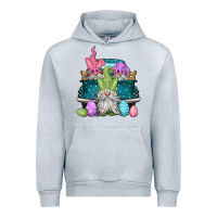 Heather Grey easter gnomes farm truck Urban Hoodie - Jasminsmagicworld