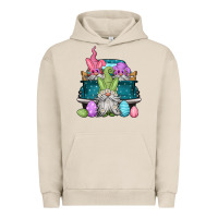 Pigment French Oak easter gnomes farm truck Urban Hoodie - Jasminsmagicworld