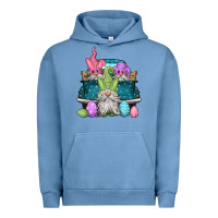 Pigment Pebble Blue easter gnomes farm truck Urban Hoodie - Jasminsmagicworld