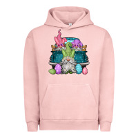 Pigment Salmon easter gnomes farm truck Urban Hoodie - Jasminsmagicworld