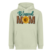 Matcha western blessed mom with sunflower Heavyweight Hoodie - texasbilliewilder