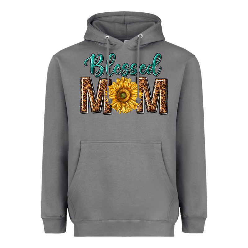 Western Blessed Mom With Sunflower Heavyweight Hoodie by texasbilliewilder | Teevron